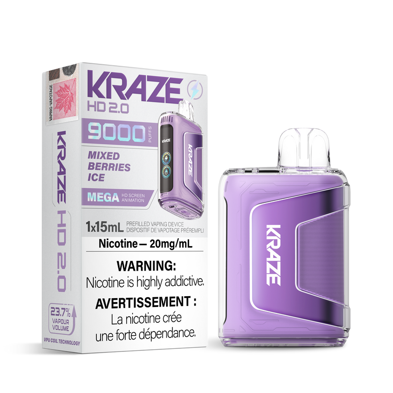 Kraze HD 2.0 9000 Puff Disposable