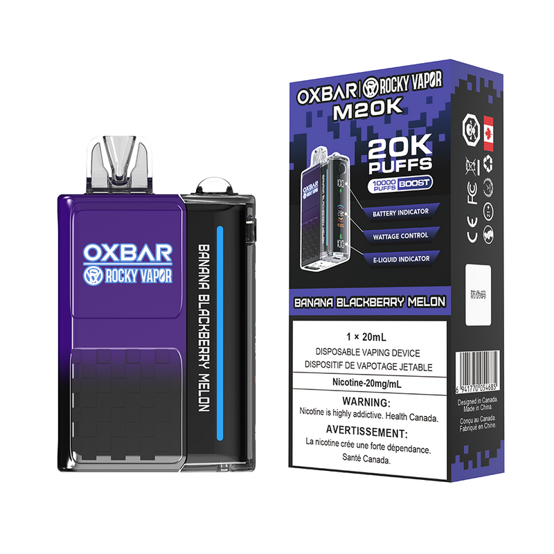 Rocky Vapor Oxbar M20K Disposable (Provincial Excise Tax)