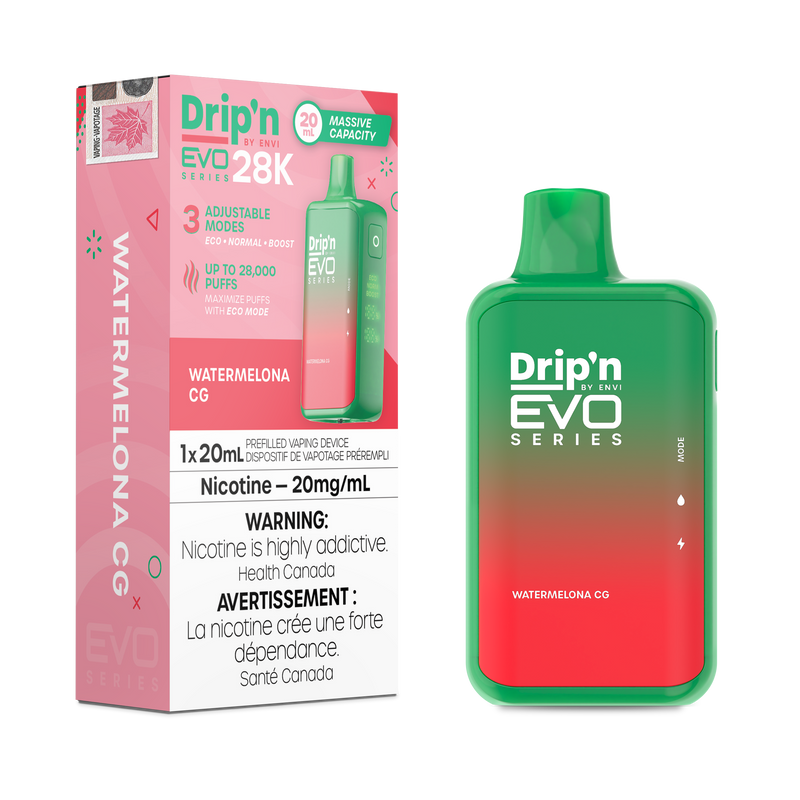 Drip'n by Envi EVO Series 28k Disposable (Provincial Excise Tax)