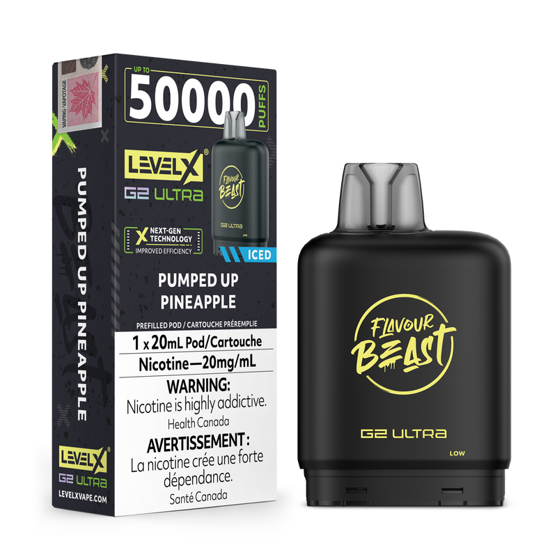 Level X G2 Flavour Beast ULTRA Pod 20ml (Provincial Excise Tax) Level X G2 Flavour Beast ULTRA Pod 20ml (Provincial Excise Tax)
