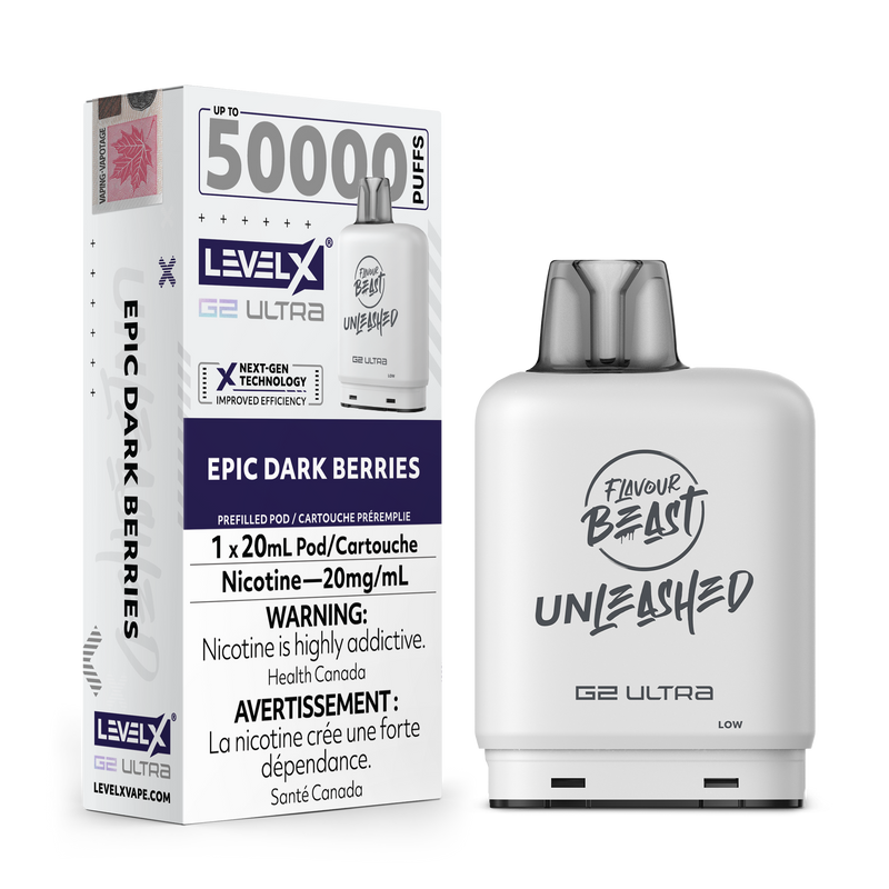 Level X G2 Flavour Beast ULTRA UNLEASHED Pod 20ml (Provincial Excise Tax)
