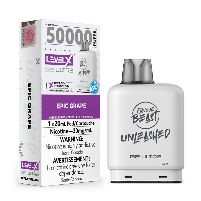 Level X G2 Flavour Beast ULTRA UNLEASHED Pod 20ml (Provincial Excise Tax)