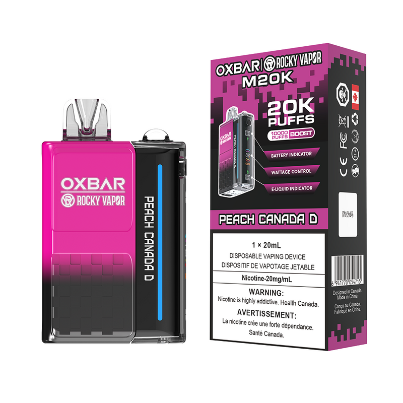 Rocky Vapor Oxbar M20K Disposable (Provincial Excise Tax)