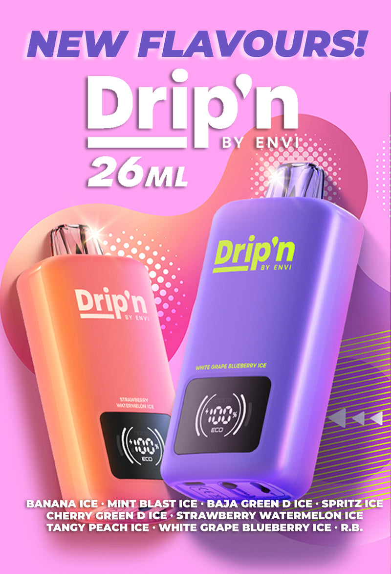 Disposable Vape Montreal ENVI Drip'n 28K Disposable Vape Collection Z PODS MONTREAL Archives - SHISHA N VAPE Disposable Vape Montreal ENVI Drip'n 28K Disposable Vape Collection Z PODS MONTREAL Archives - SHISHA N VAPE